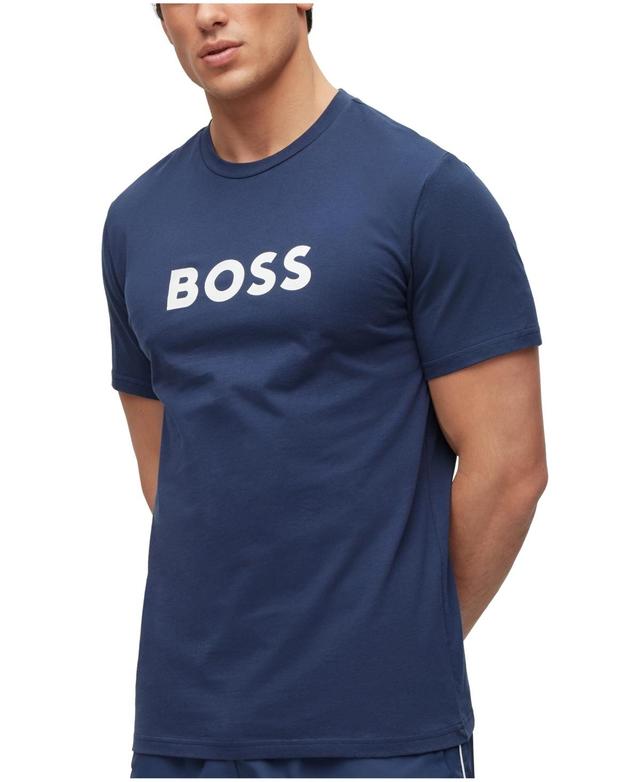 Mens Organic Cotton T-Shirt with Contrast Logo Product Image