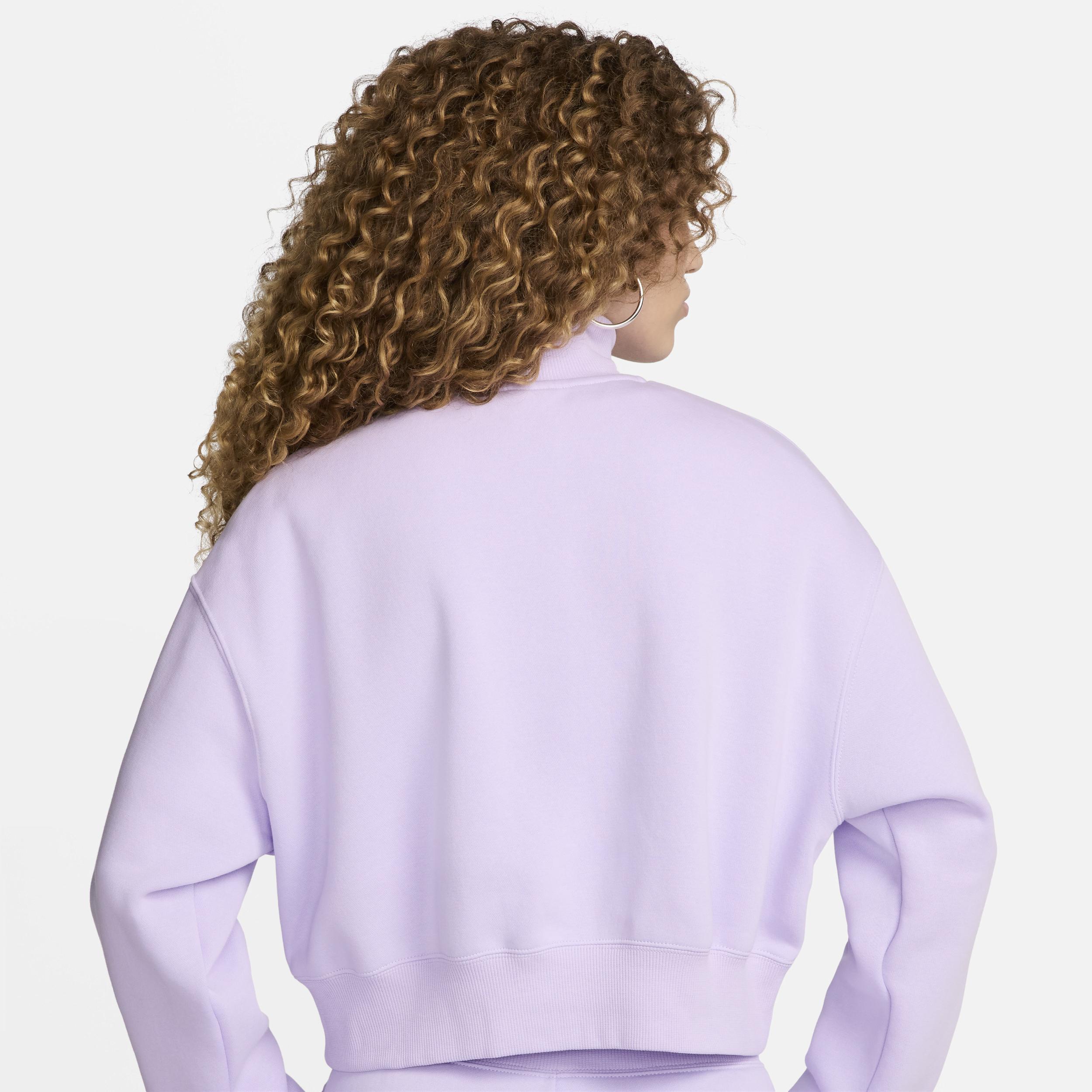 Women's Nike Sportswear Phoenix Fleece 1/2-Zip Cropped Sweatshirt Product Image