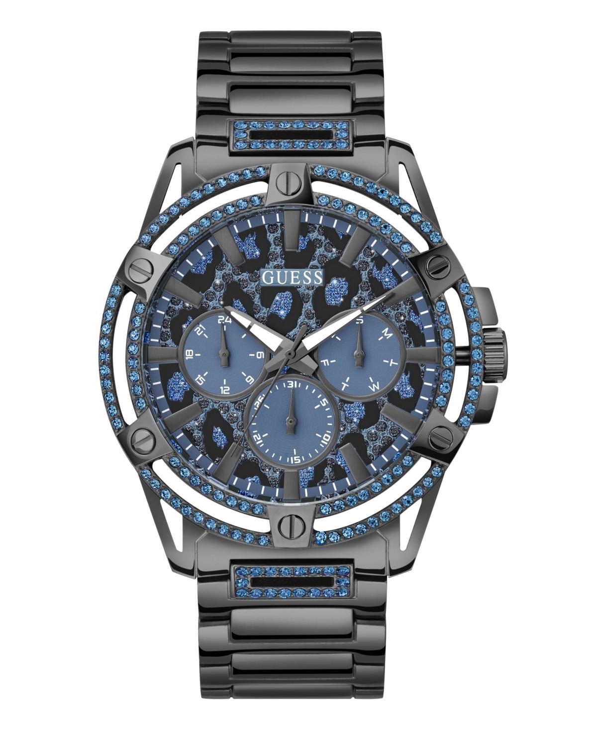 Guess Mens Multi-Function Gunmetal Steel Watch 48mm - Gunmetal Product Image