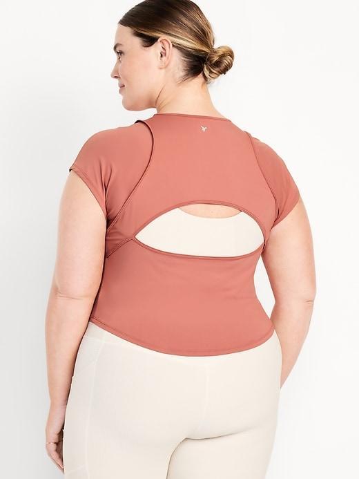 FlowForm Crop Cutout-Back Top Product Image