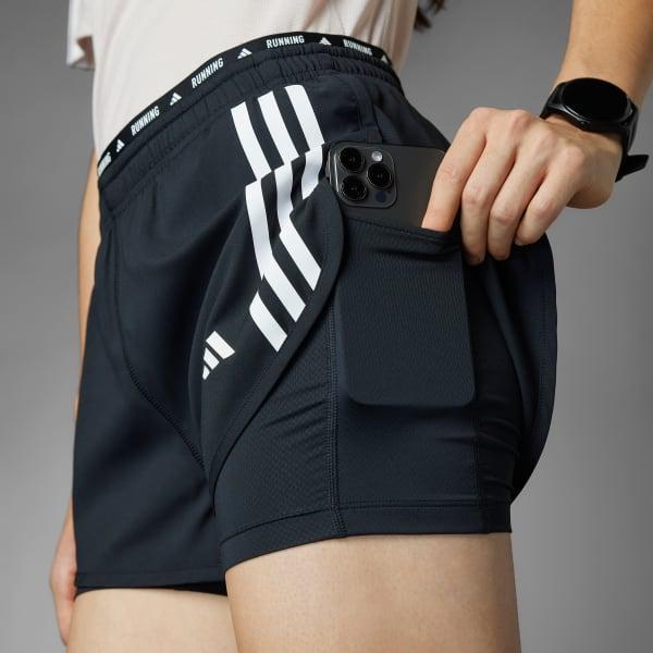 Own the Run 3-Stripes 2-in-1 Shorts Product Image