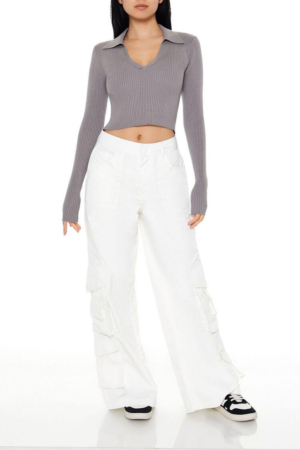 Ribbed Sweater-Knit Crop Top | Forever 21 Product Image