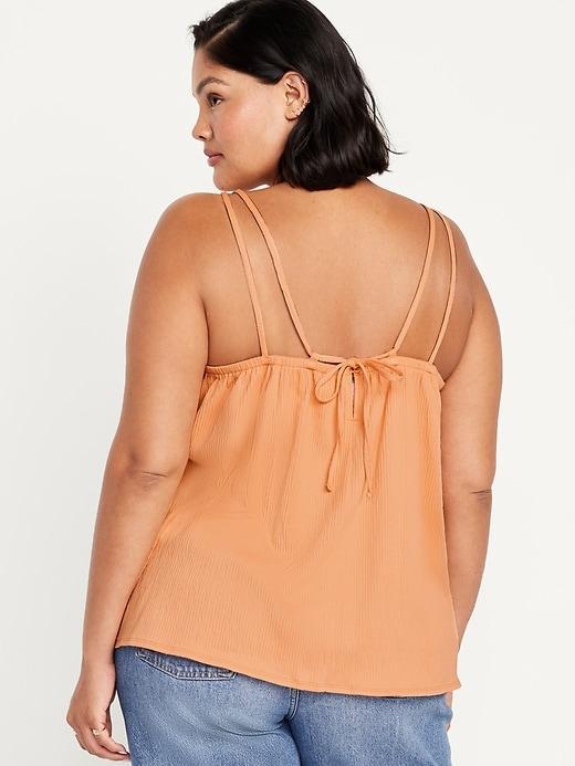 Strappy Tie-Back Tank Top Product Image