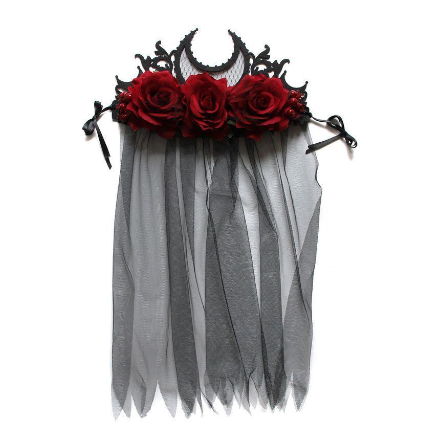 Rose Moon Lace Party Tiara Product Image