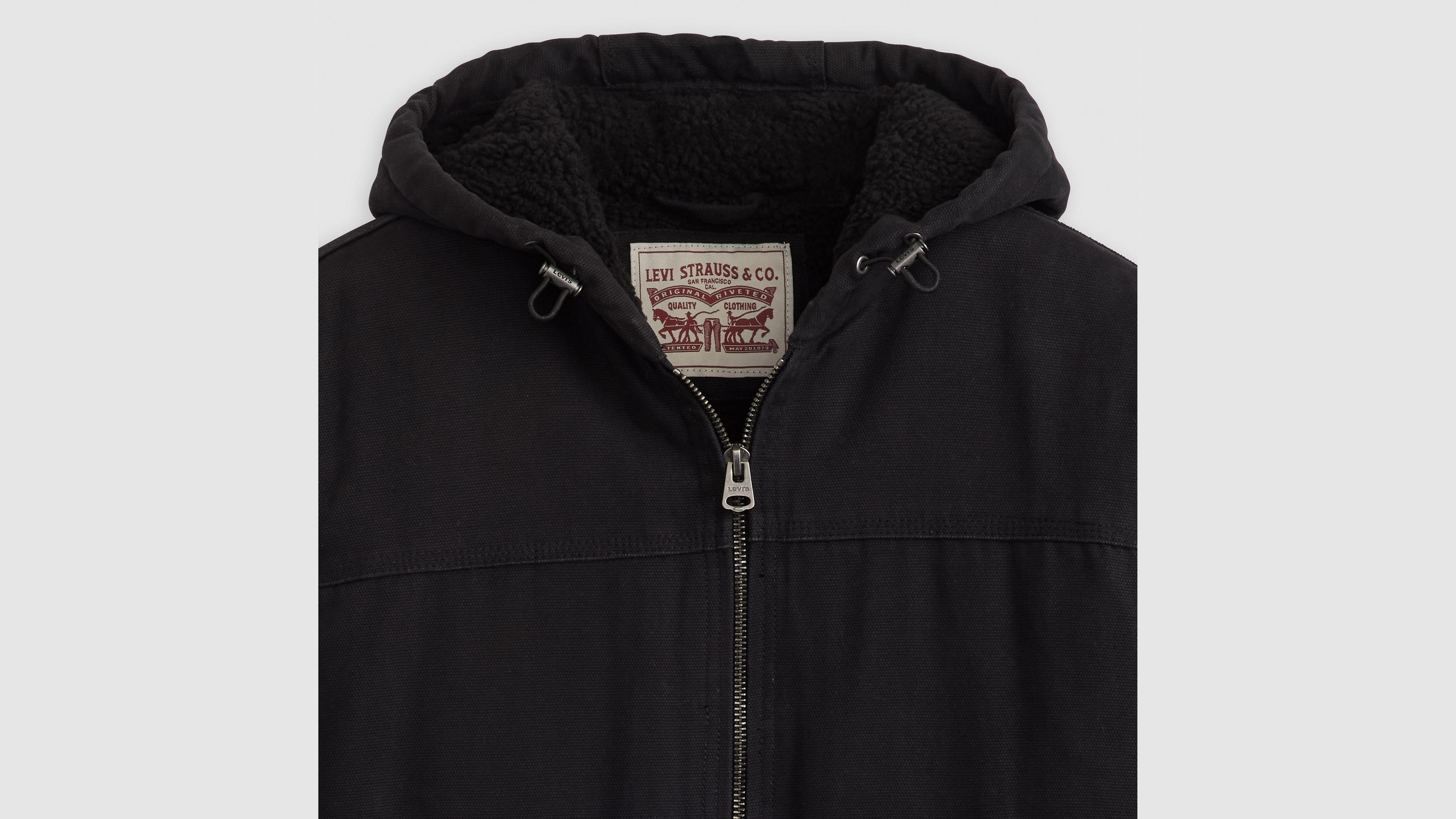 Sherpa Lined Hooded Jacket Product Image