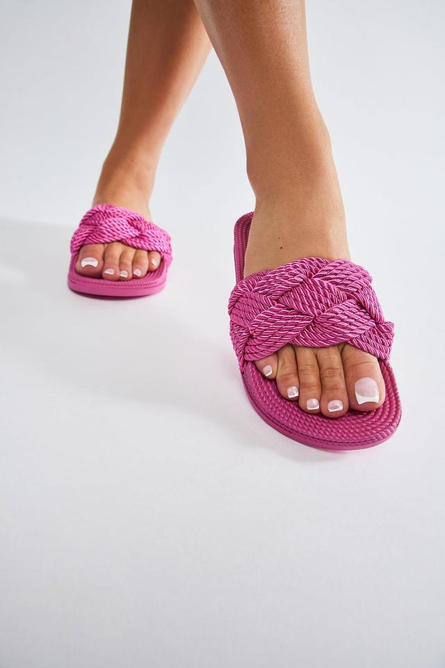 Zarela Flat Sandals - Pink Product Image