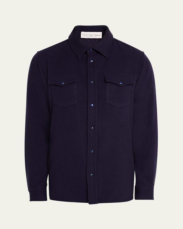 Mens Cashmere Sport Shirt Product Image