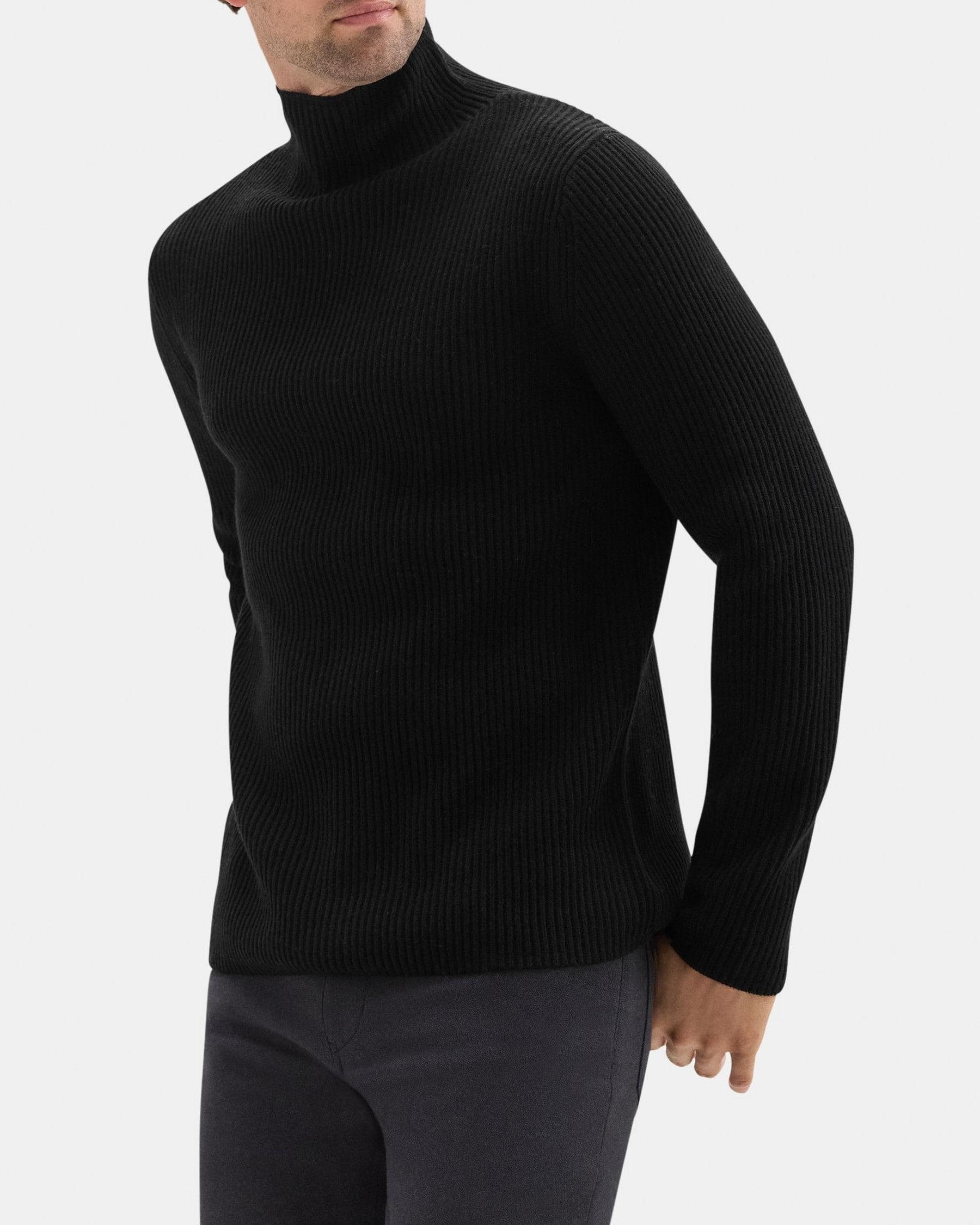 Ribbed Turtleneck in Wool-Cashmere Product Image