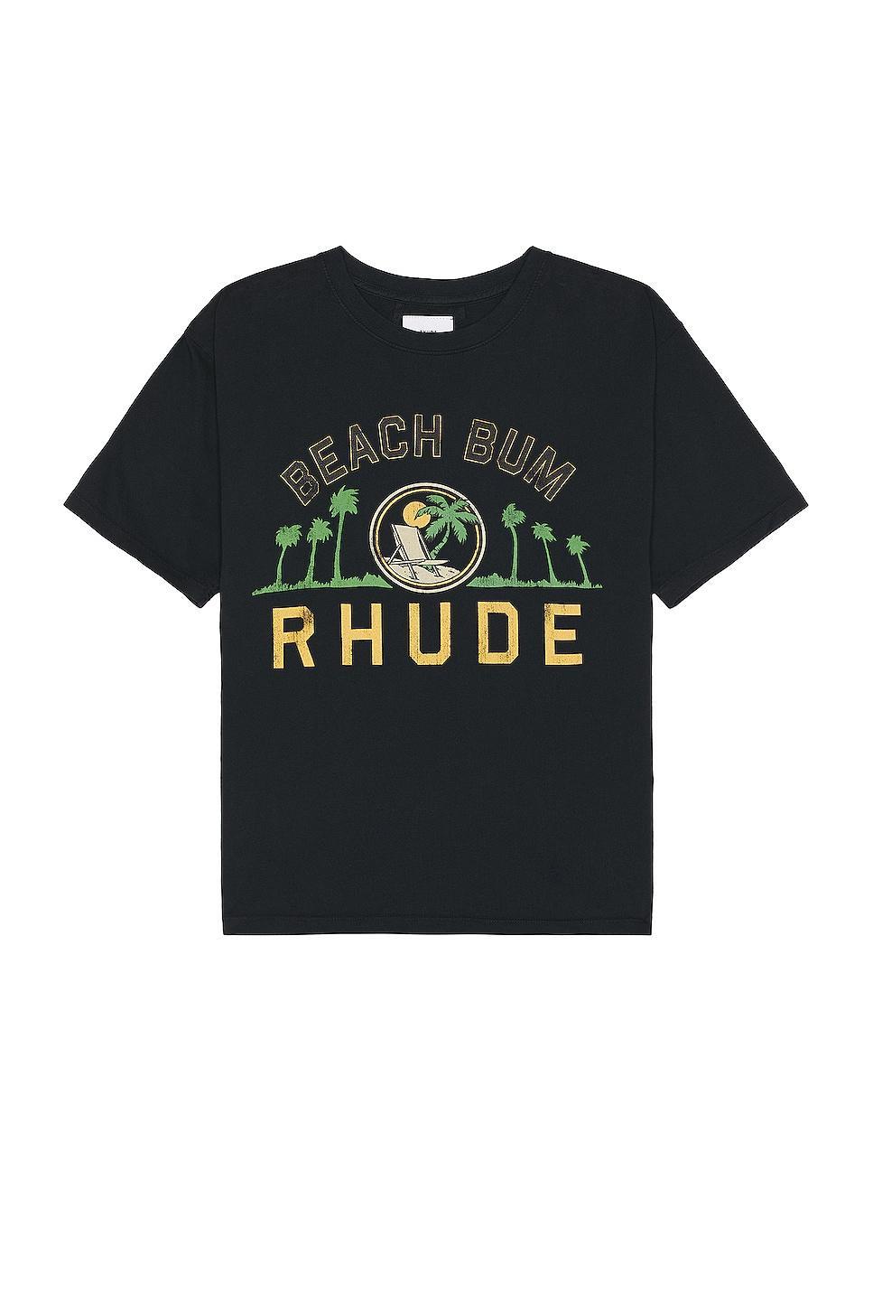 Rhude Palmera Tee in Black Product Image