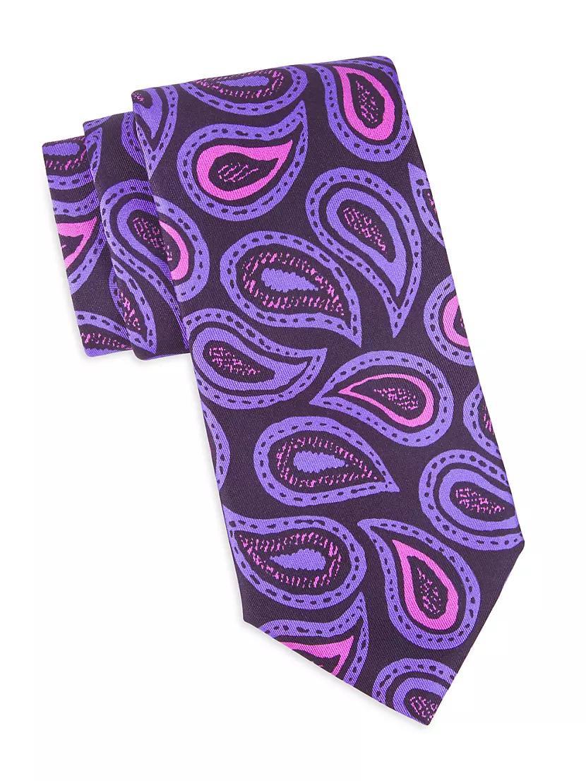 Novel Paisley Silk Tie Product Image