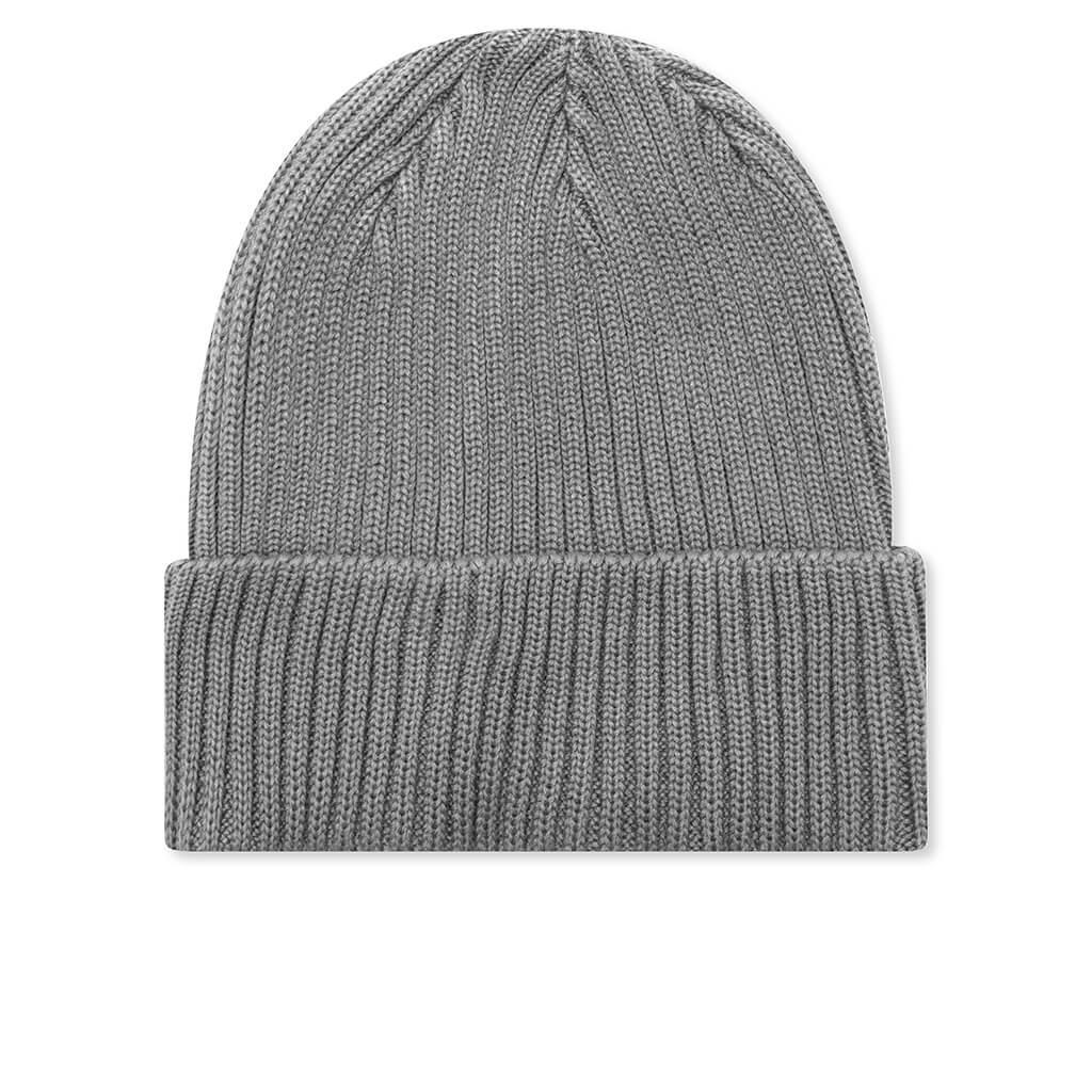 Cotton Rib Beanie - Grey Male Product Image