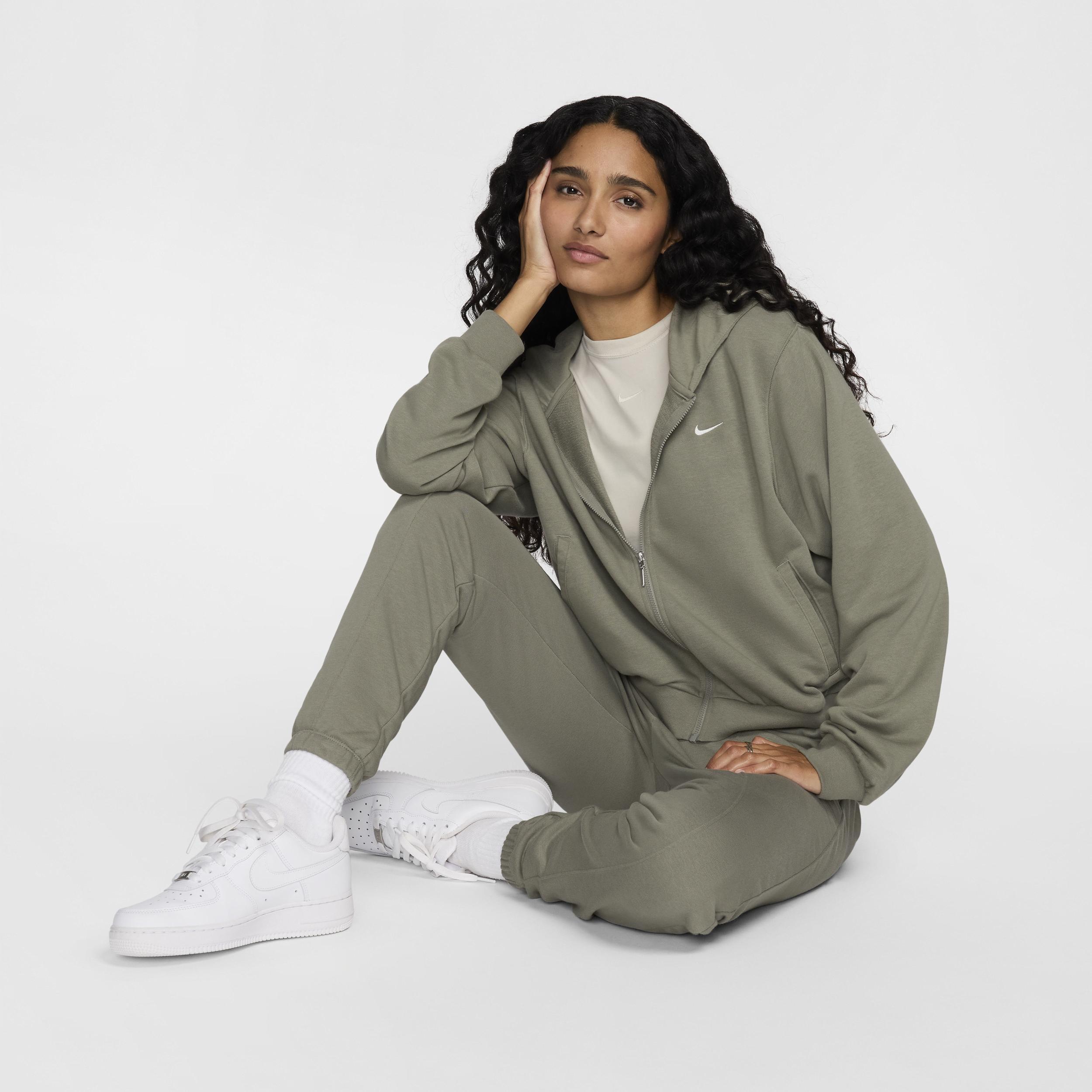 Womens Nike Sportswear Chill Terry Loose Full-Zip French Terry Hoodie Product Image