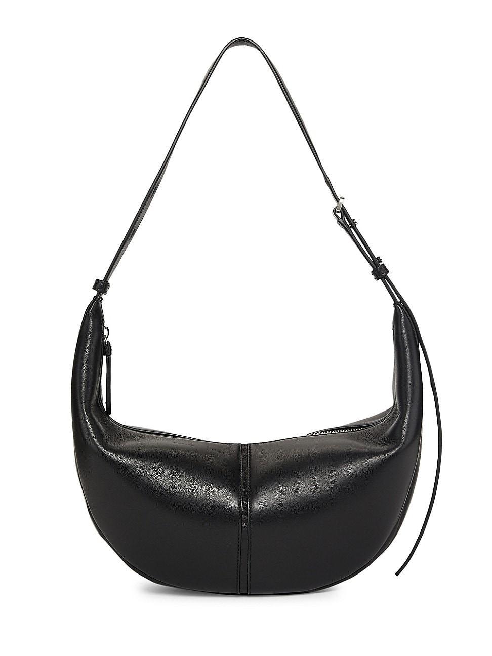 Womens Slide Leather Shoulder Bag Product Image