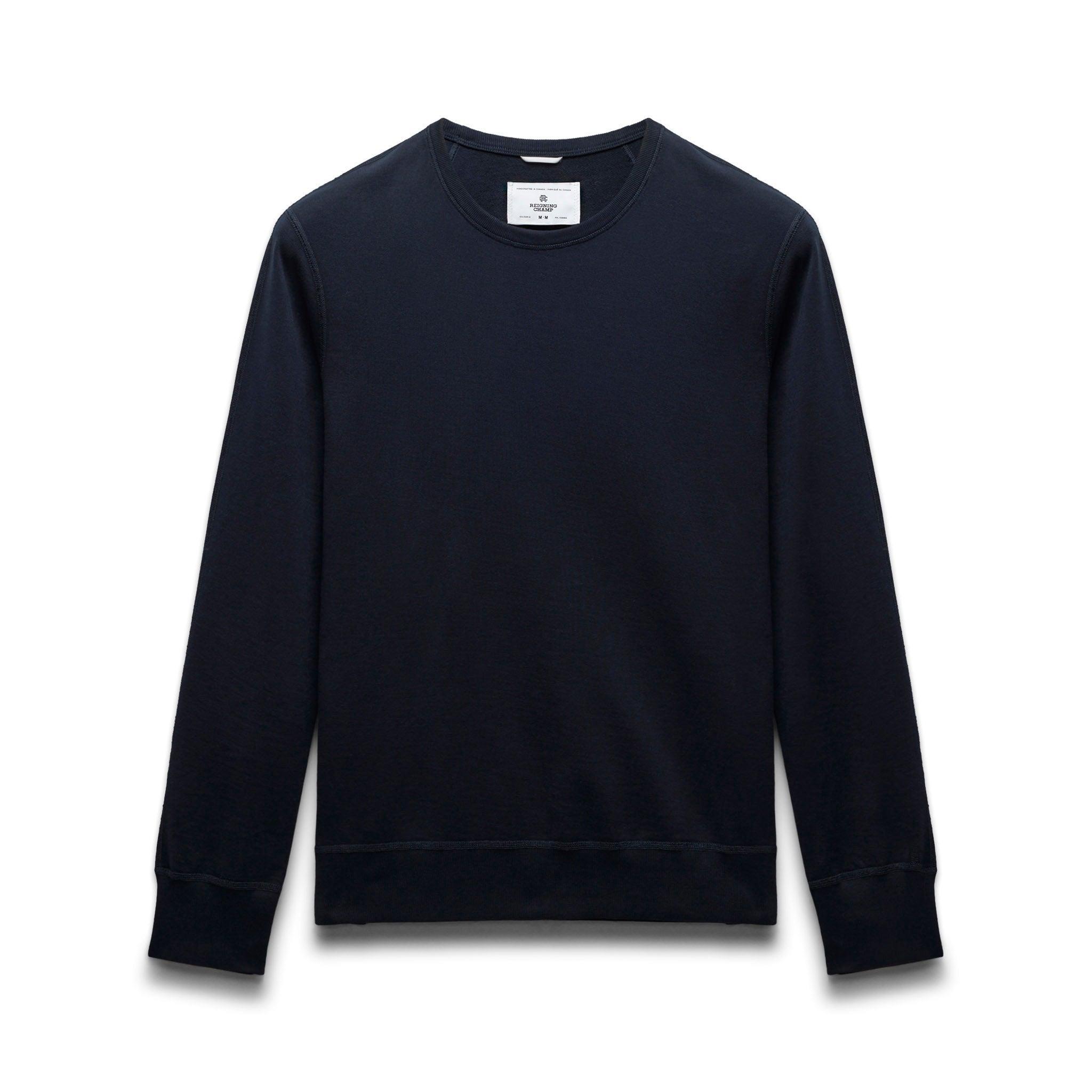 Lightweight Terry Slim Crewneck Male Product Image