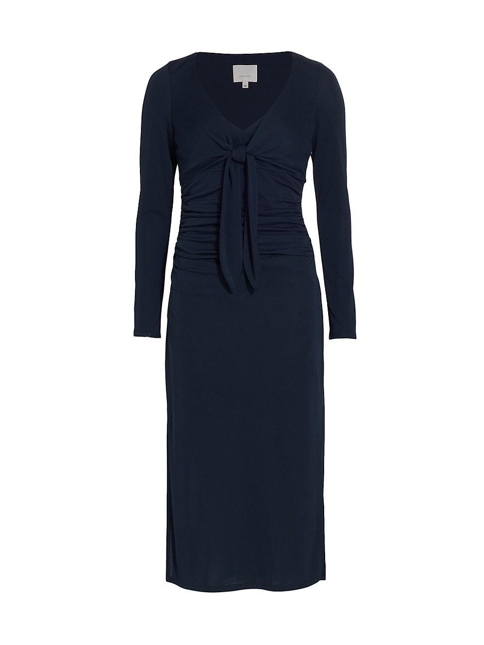 Womens Brenna Jersey Tie Midi-Dress Product Image