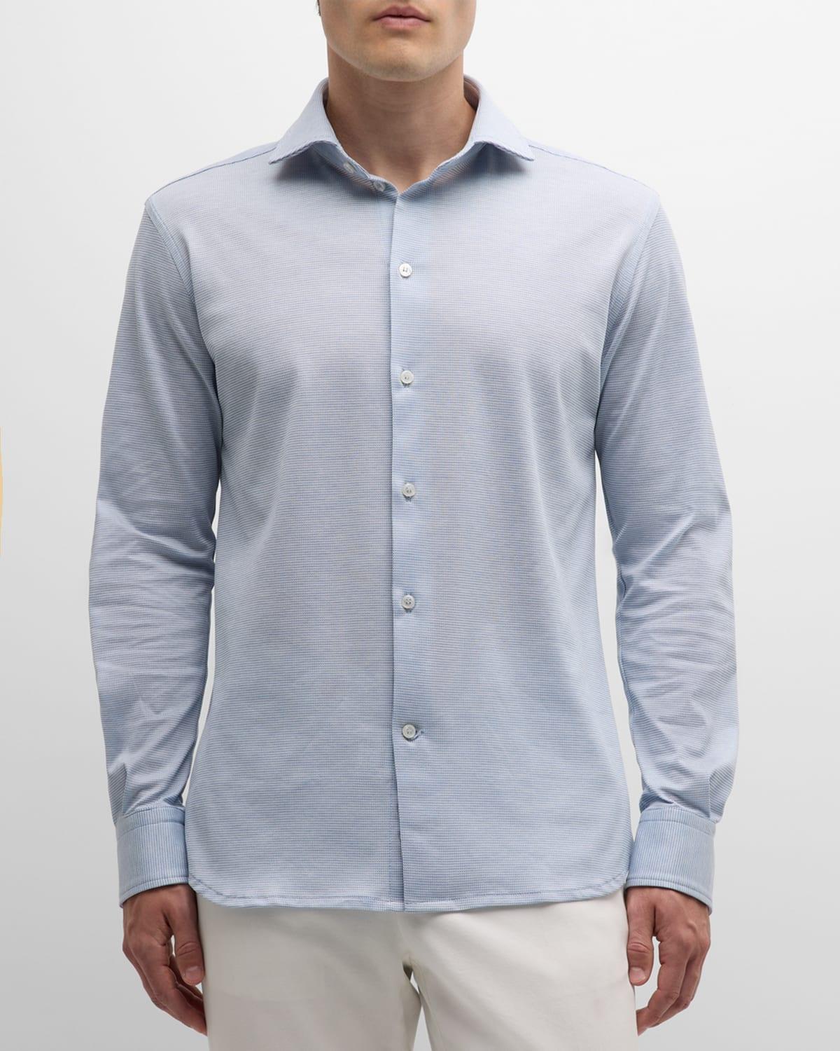 Mens Cotton Jersey Sport Shirt Product Image