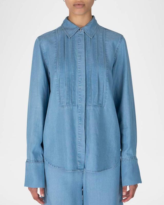 Lilo Tuxedo Chambray Shirt Product Image