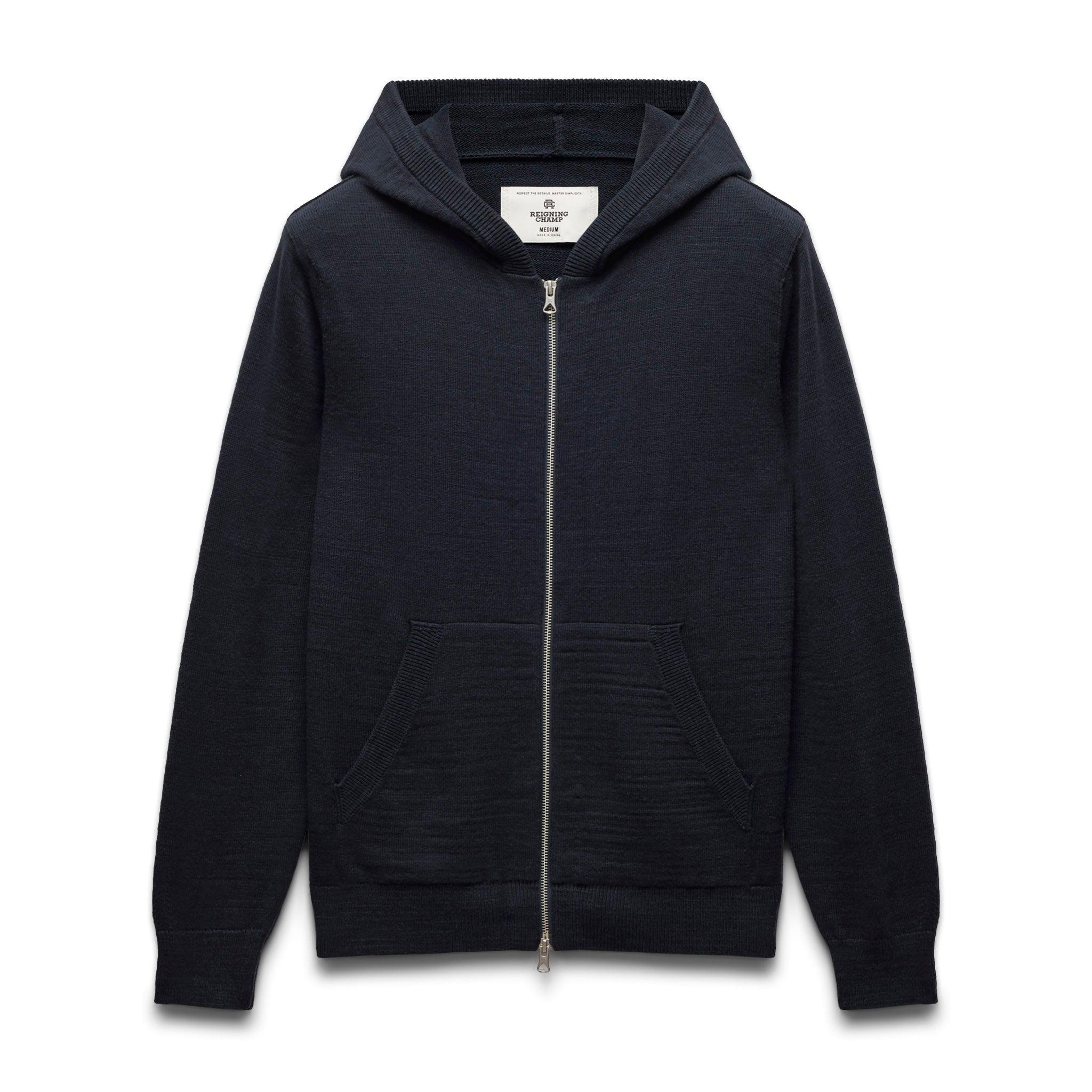 Midweight Terry Slim Zip Hoodie Male Product Image