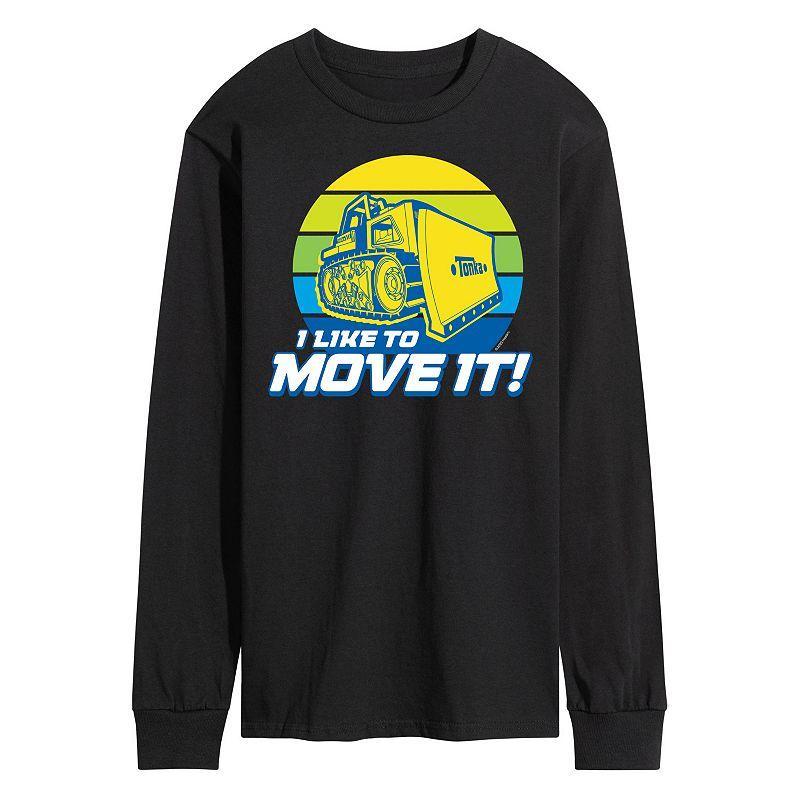 Mens Tonka Like To Move It Long Sleeve Graphic Tee Blue Product Image