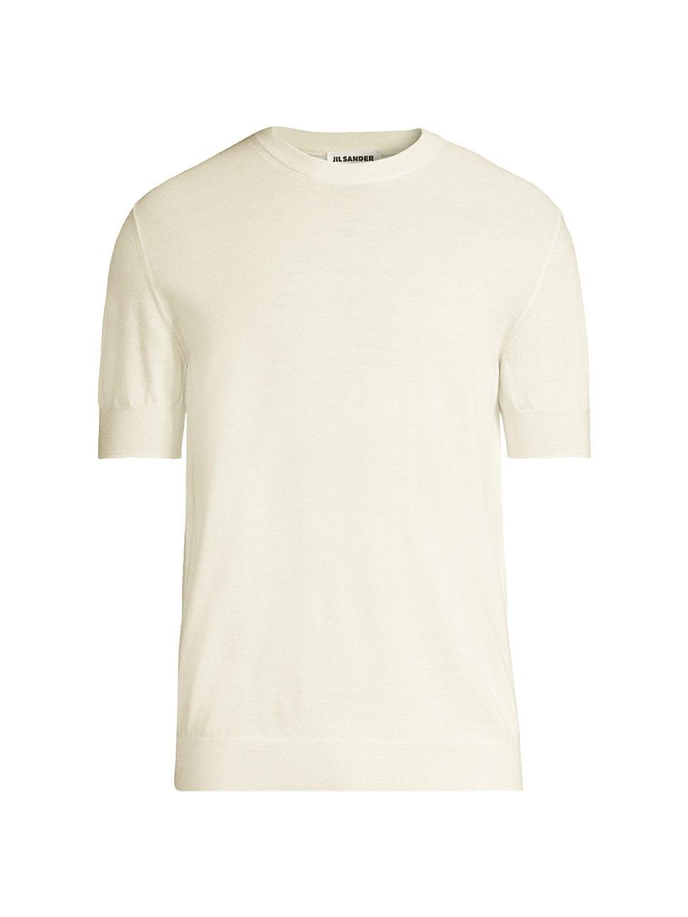 Mens Cotton Crewneck T-Shirt Product Image