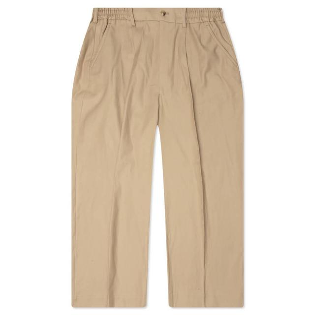 Double Weave Pant - Beige Male Product Image