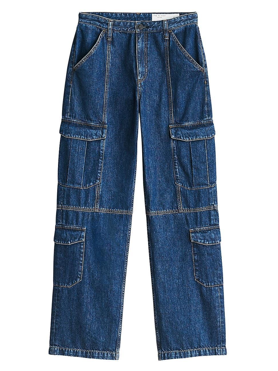 Womens Cailyn Cargo Jeans Product Image