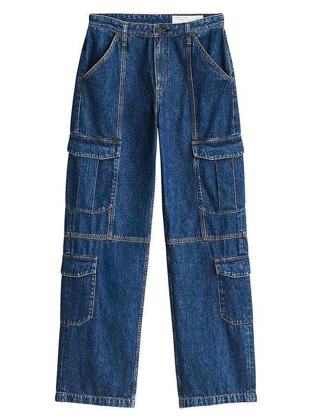 rag & bone Cailyn High Rise Straight Cargo Jeans in Ari Product Image