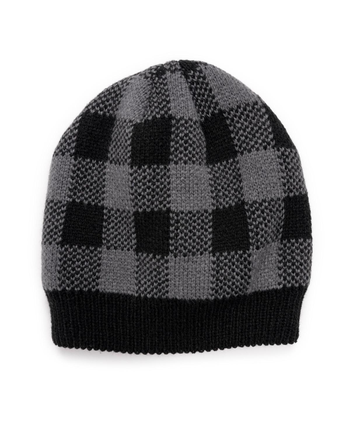 Mens MUK LUKS Heat Retainer Beanie, Dark Grey Product Image