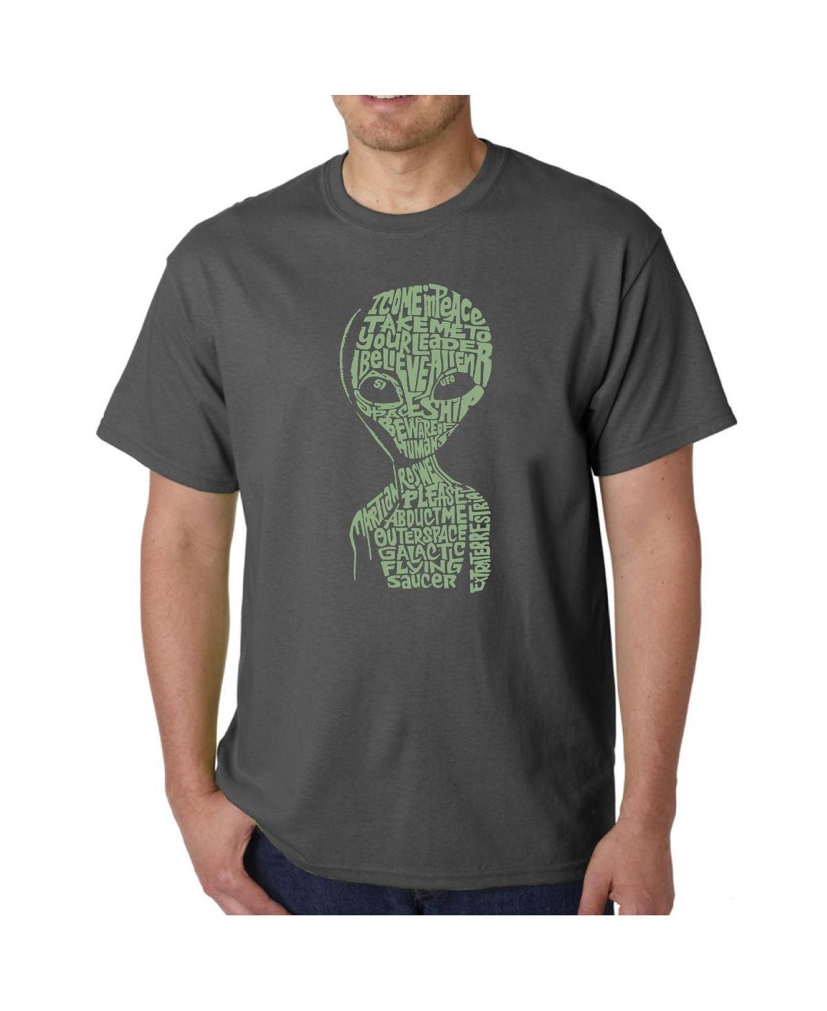 La Pop Art Mens Word Art T-Shirt - Area 51 Product Image