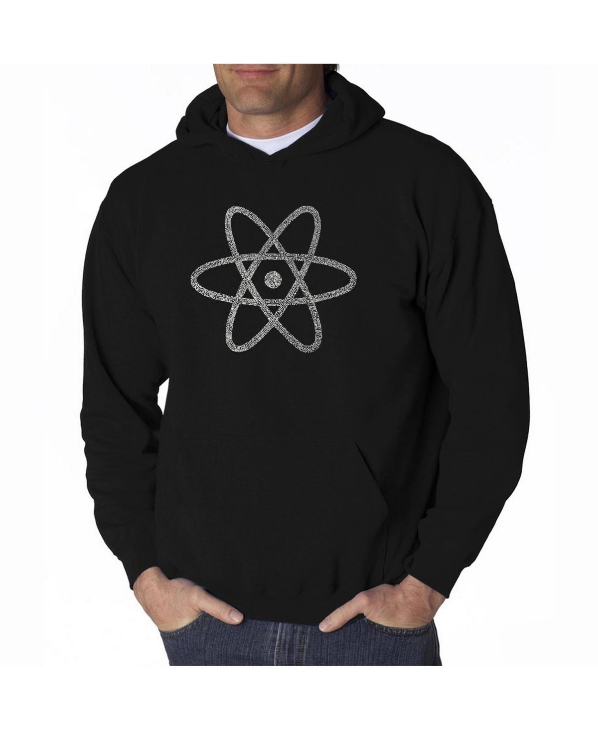 La Pop Art Mens Word Art Hooded Sweatshirt - Atom Product Image