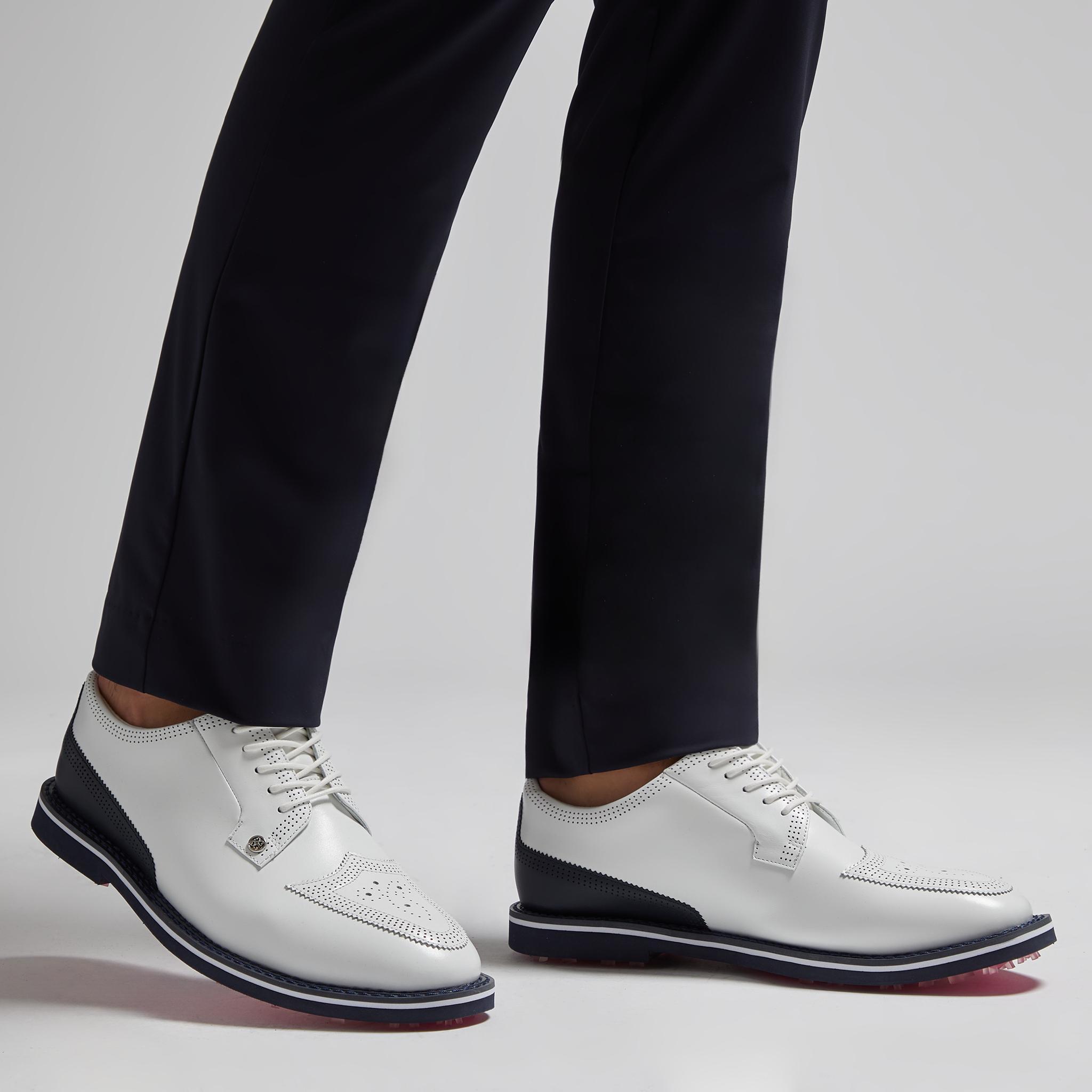 MEN'S GALLIVANTER FULL GRAIN LEATHER BROGUE GOLF SHOE Product Image