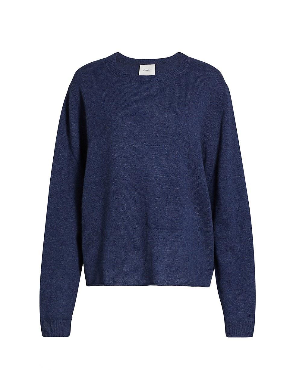 Womens Boyfriend Cashmere Oversized Sweater Product Image