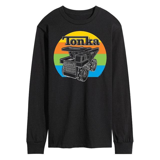 Mens Tonka Retro Long Sleeve Graphic Tee Blue Product Image