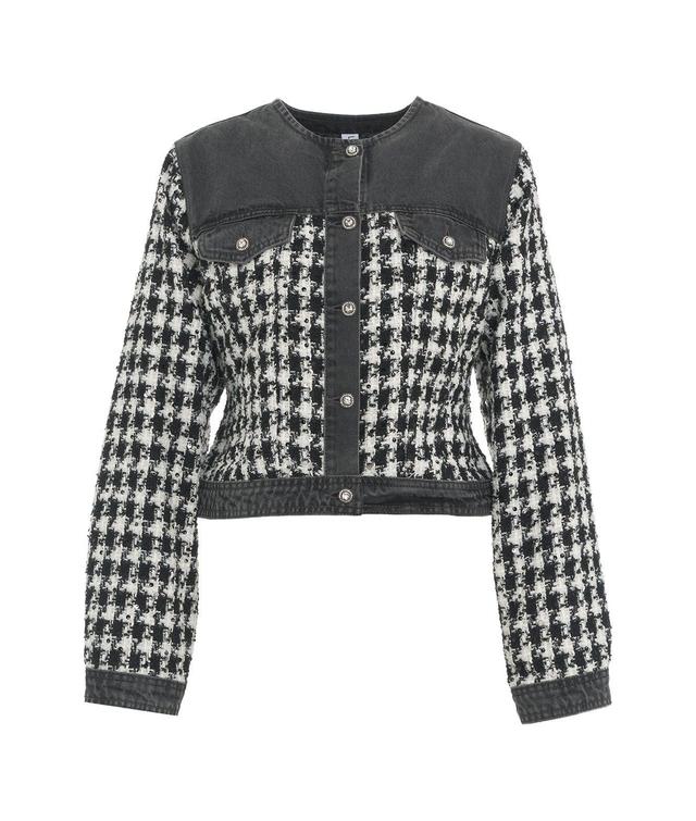 Boucle denim jacket Product Image