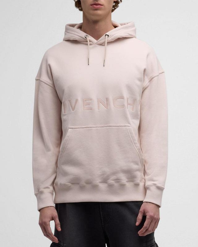 Mens Slim Embroidered Logo Hoodie Product Image