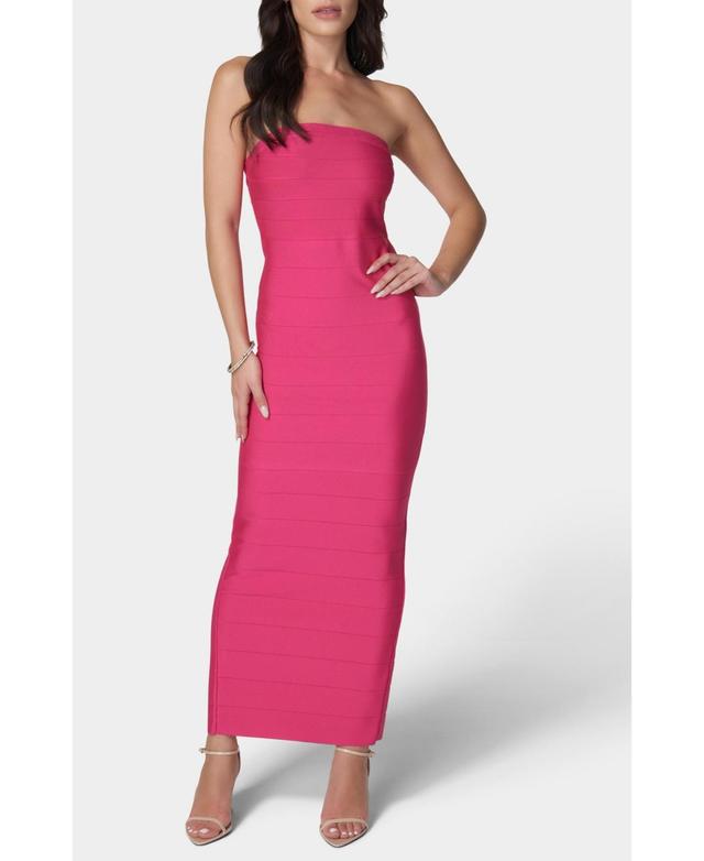 bebe Strapless Bandage Dress Product Image