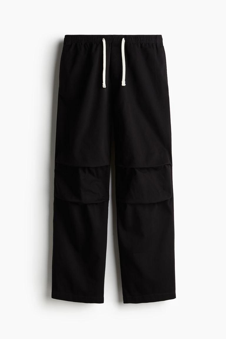 Loose Fit Twill Pants Product Image