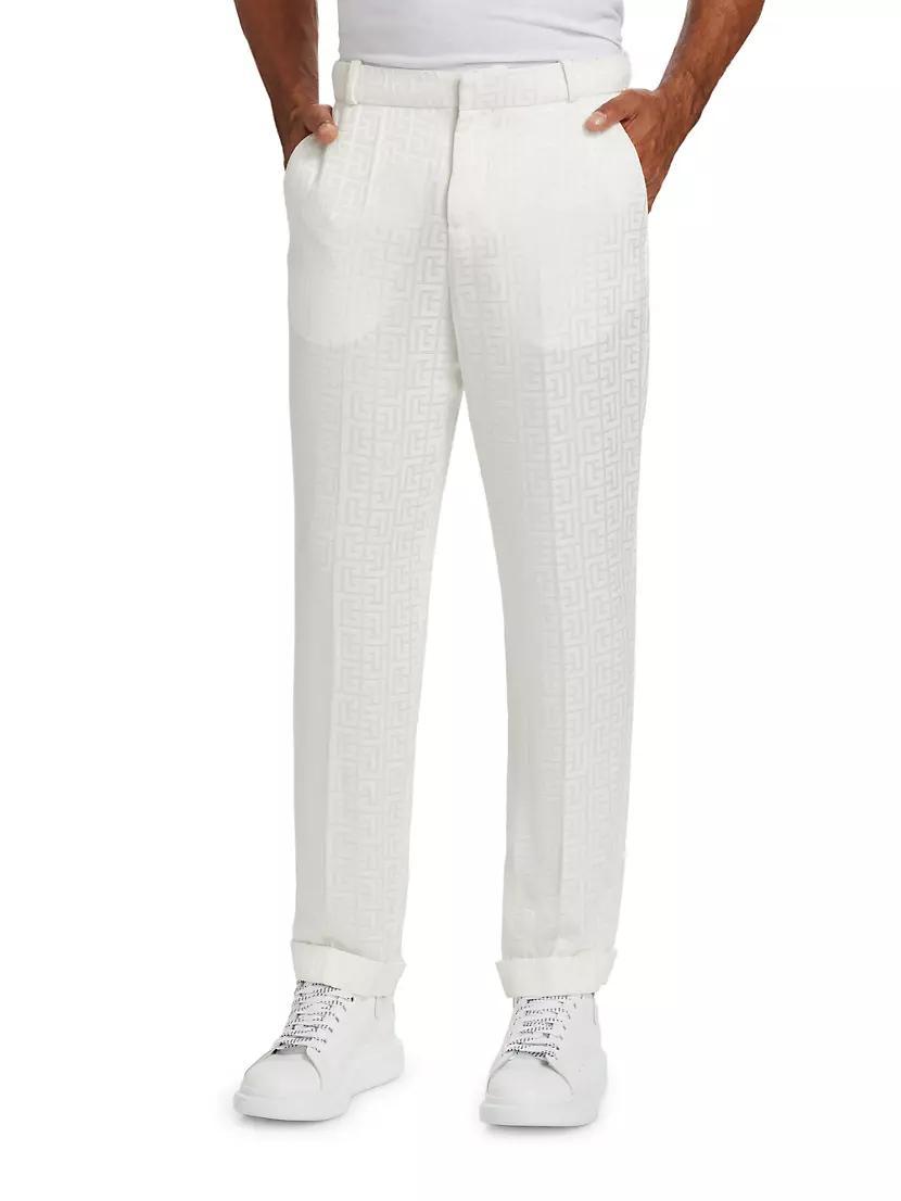 Monogram Jacquard Trousers Product Image