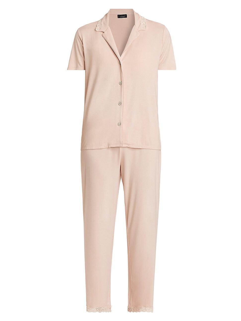 Womens Feathers Essentials Pajama Set Product Image