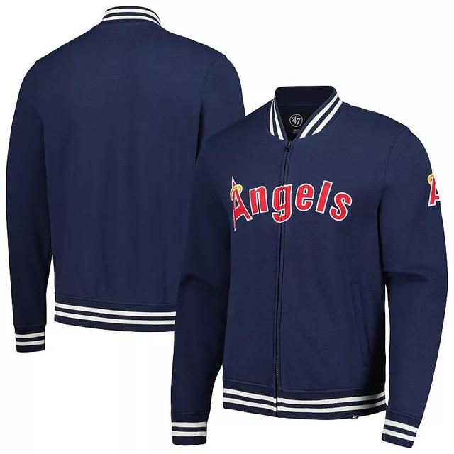 47 Brand Mens Navy Los Angeles Angels Pack Pro Camden Full-Zip Track Jacket Product Image