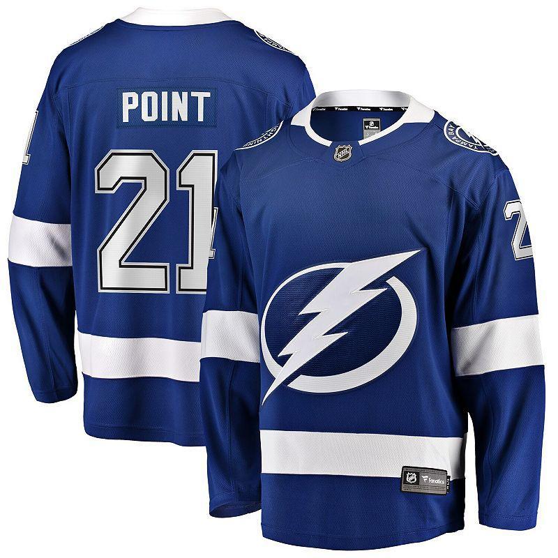 Mens Fanatics Branded Brayden Point Blue Tampa Bay Lightning Home Premier Breakaway Player Jersey Product Image