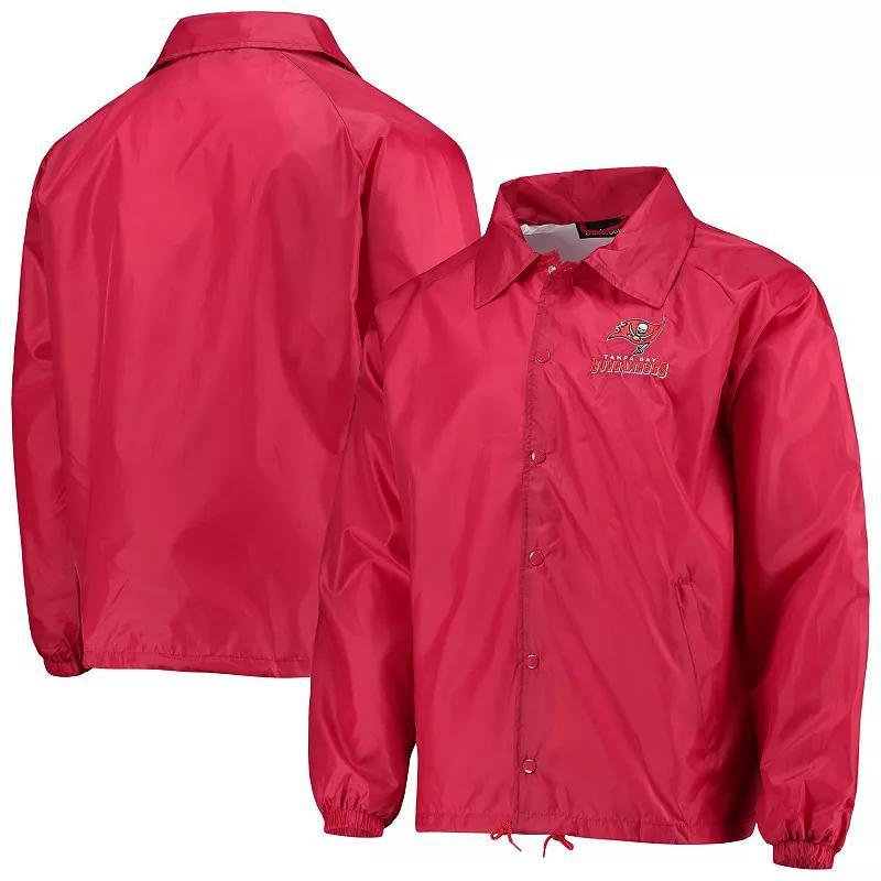 Mens Dunbrooke Tampa Bay Buccaneers Coaches Classic Raglan Full-Snap Windbreaker Jacket Product Image