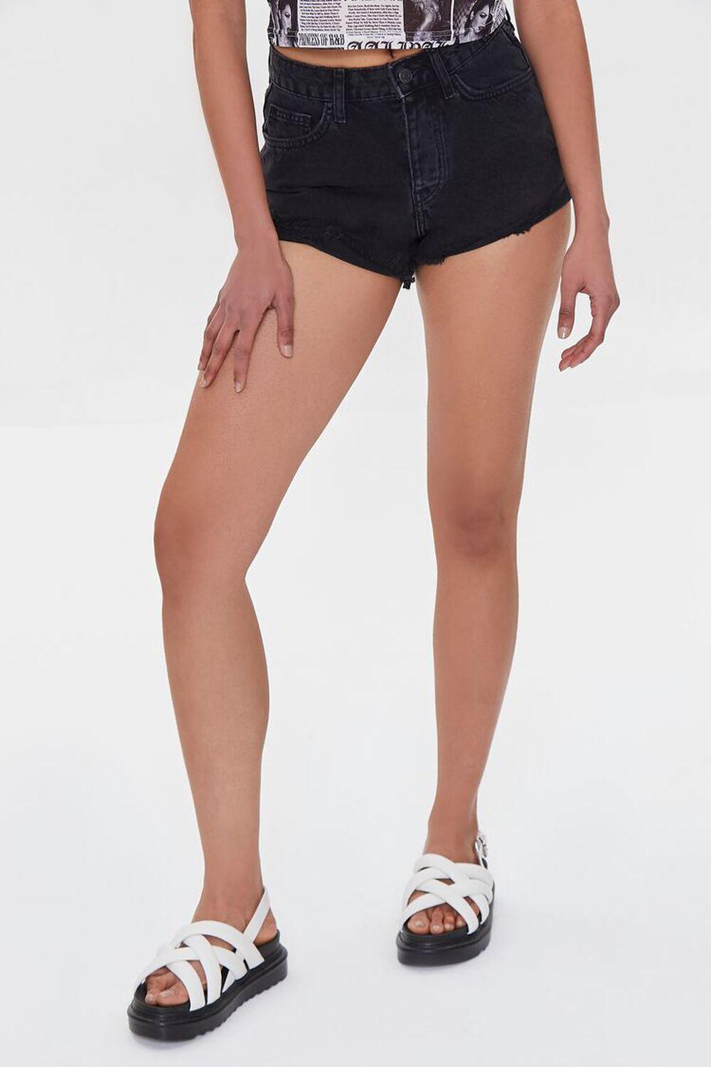 Cotton Denim Shorts | Forever 21 Product Image