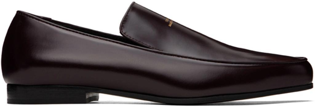 Burgundy 'the Oval' Loafers In 078 Burgundy product image