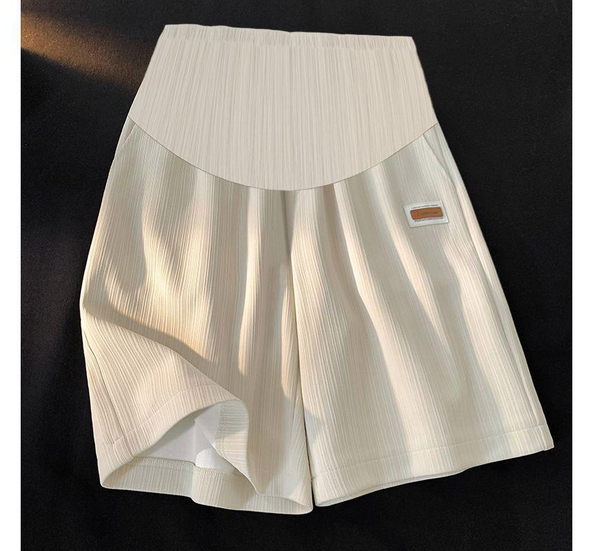 Maternity Plain Shorts Product Image