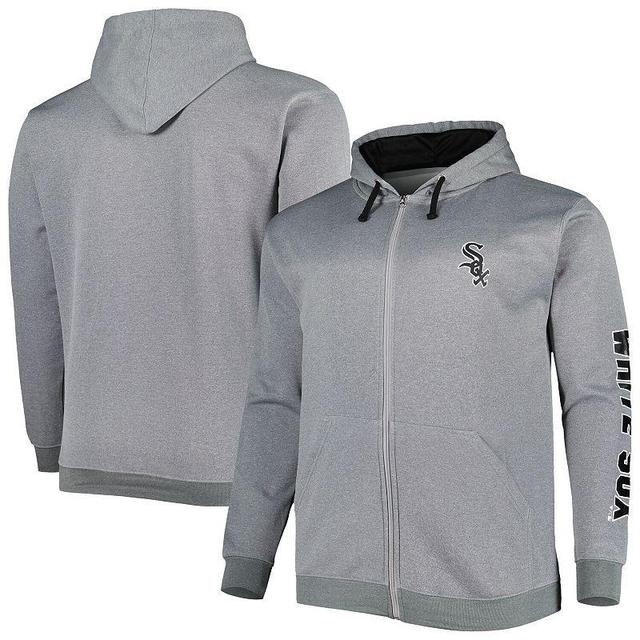 Mens Profile Ash Chicago White Sox Big & Tall Pullover Hoodie Product Image