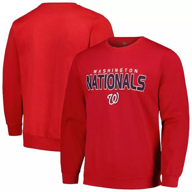 Mens Stitches Washington Nationals Pullover Sweatshirt Product Image