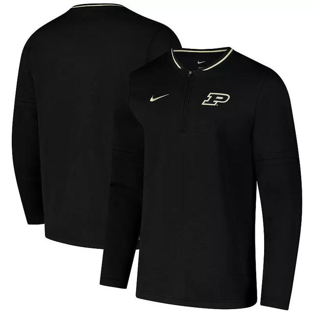 Mens Nike Purdue Boilermakers Coaches Quarter-Zip Jacket Product Image