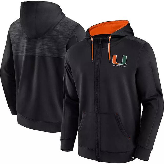 Mens Fanatics Branded Miami Hurricanes Power Index Full-Zip Hoodie Product Image