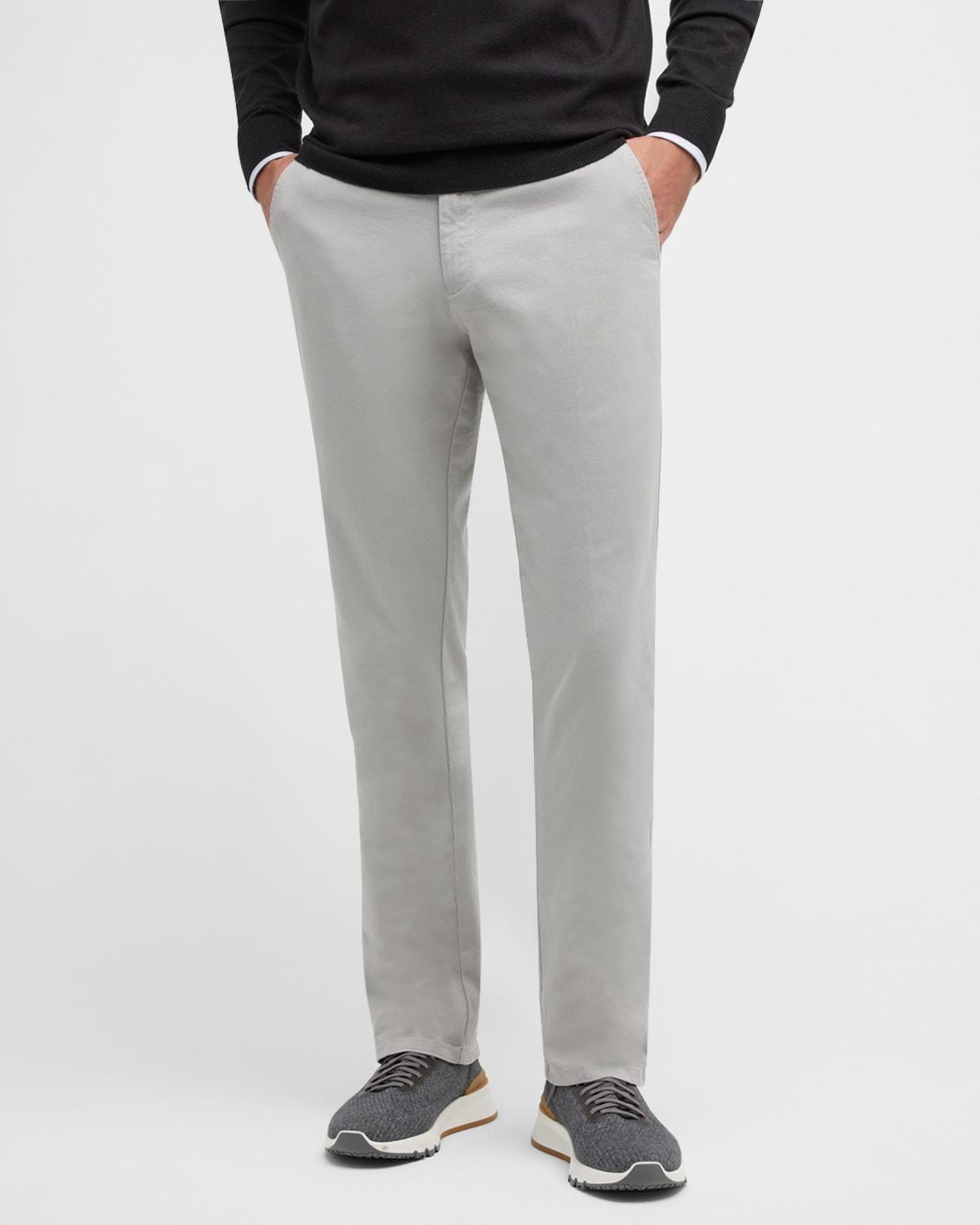 Peter Millar Pilot Flat Front Stretch Cotton Twill Pants Product Image